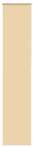 vidaXL Verdunkelungsrollo Beige 60x210cm Stoffbreite 55,7 cm Polyester