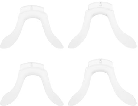 SG Store Lot de 4 plaquettes de nez de rechange en silicone en forme de U pour lunettes de lecture, lunettes de myopie, lunettes décoratives