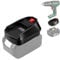 MT18BOSC Batterieadapter für Makita auf für Bosch PBA, Akkuadapter für Makita 18V Akku auf für Bosch PBA/PSB/PSR Elektrowerkzeug
