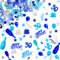 30 Konfetti Deko Geburtstag 30 Geburtstag dekoration Confetti 30. Streudeko Blau Silber Frauen Männer