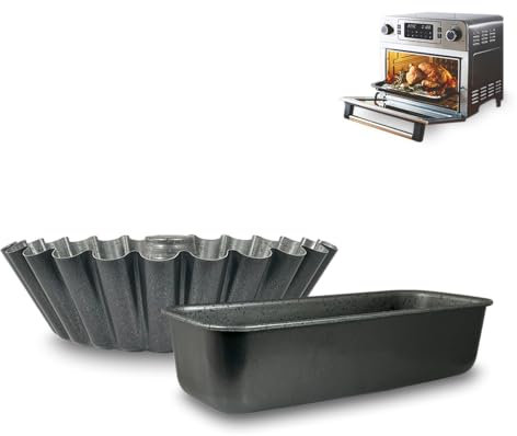 ARCA, Set 2 Teglie per Forno, 1 Teglia Forma Margherita 28 cm e 1 Stampo Plumcake 30x11x7 cm, Antiaderenti e Adatte alla Lavastoviglie, in Alluminio, Made in Italy (Misure Interne)