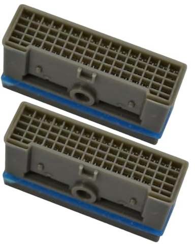 Aeratore per rubinetto, filtro per rubinetto rettangolare in plastica 2 pezzi, parti di ricambio per aeratore per lavello per filtro per attacco lavello bagno cucina