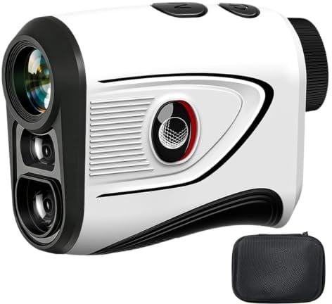 KOKVP Golf Rangefinder with Slope Switch, 1200 Yards ±0.5yd High Precision, Magnetic Mount, Vibration Flag Lock, USB-C Rechargeable & IP54 Weather-Resistant