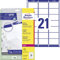 AVERY Zweckform L7160-40 Adressetiketten/Adressaufkleber (840 Etiketten mit ultragrip, 63,5x38,1mm auf A4, bedruckbar, selbstklebend, für DIN B6/C6 Briefkuverts, Papier matt) 40 Blatt, weiß