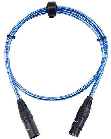 Pronomic Stage XFXM-Blue-1 Microphone Cable XLR Metallic Blue 1 m