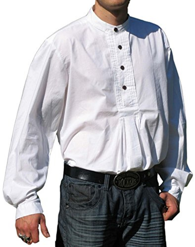 Hemad Camisa ISAR Tradicional - Algodón Puro - XL Blanco