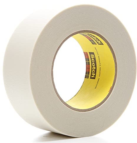 3M Cloth Tape, White, 60 yd L, 2 in W, PK24 361-1 Each