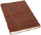 Gusti Buch Leder - Carla Notizbuch Tagebuch Reisetagebuch Skizzenbuch Gästebuch Vintage DIN Braun Leder
