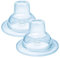 MAM | Tétines pour biberon (2 pièces) – Lot de 2 becs anti-fuite en silicone 4+ mois – Tétines anti-fuite avec bec ultra-doux et souple pour bébé