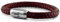Fischers Fritze Armband Segeltau Makrele Dunkelrot - Handgemacht im Geschenkkarton I Maritim & Wasserfest (21)