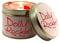 Lily-Flame Dolly Rocker Tin, Pink, 7.7cm l x 7.7cm w x 6.6cm h