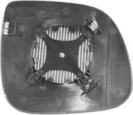 VAN WEZEL 5790837 Spiegelglas, Außenspiegel, 84 mm, Schwarz