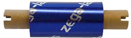 zega-labels Thermotransfer Farbband 65 mm x 74 m - zega quantum (Harz Kratzfest) - für Zebra ZD/GK/GC/TLP - 1/2 Zoll Kern Ø 12,7 mm - für Kunststoffetiketten (PE-Folie, PP-Folie, PET Polyesterfolie)