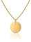 GD GOOD.designs Kette mit Buchstabe T Gold 18 Karat - Wasserfest I Goldkette für Damen mit A-Z Anhänger I Initial Buchstabenkette - Valentinstag-Geschenk für Sie und Ihn