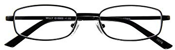 I NEED YOU Lesebrille Willy/Schwarz / +2 Dioptrien