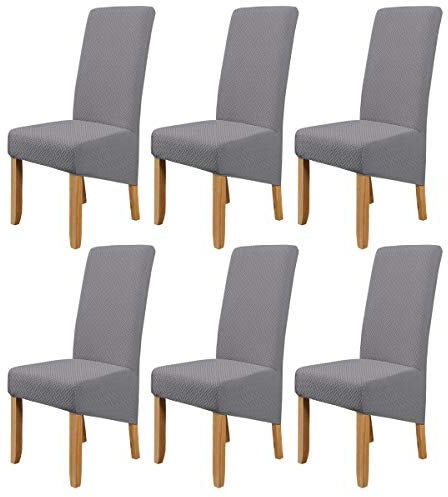 Hengweiuk Stretch-Stuhlhusse Charles, Baumwolle Stuhlhusse Stretch Mia Universal Elastische Moderne Beschützer Stuhlhussen Stretch Stuhlhussen Set Stuhlbezug für Stuhl Esszimmer