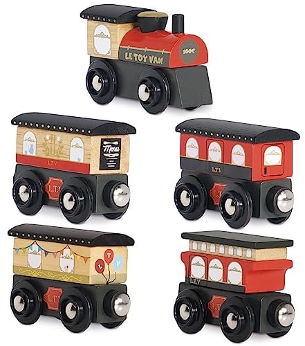 Le Toy Van Childrens Royal Express Passenger | Classic Wooden Set for Toddlers Ethically Made and as A Gift | Suitable for Ages 3+, TV710, Red Train
