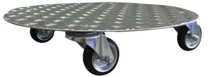 Schwerlast Pflanzenroller AluGrip-SR560 bis 560kg Indoor Outdoor Alu (AluRiffel5/6,5-Ø700)
