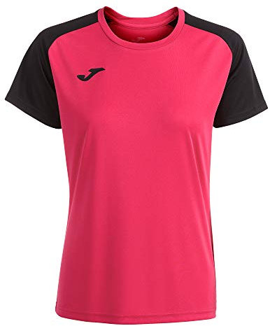 Joma Academy Iv, Camiseta Mujer, Fucsia-negro, XL