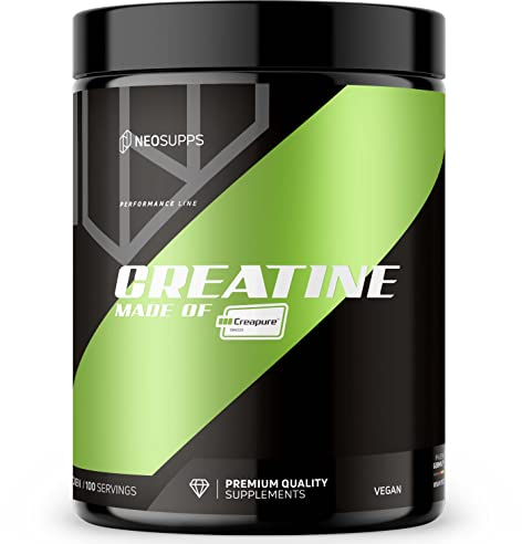 Neosupps Creapure Premium Creatin 500g, Made in Germany, Maximale Kraft & Leistung, Höchste Reinheit & Qualität, Perfekt für Muskelaufbau & Regeneration, Optimal für Fitness & Kraftsport