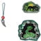 Step by Step Magic MAGS Jungle Snake Naga, grün-grau, 3-teilig, 2 Magnet-Applikationen und 1 Anhänger, Ergänzung für Schulranzen oder Vorschulrucksack