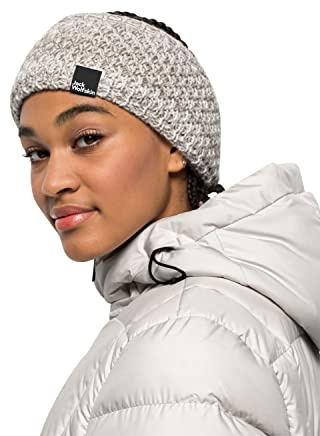 Jack Wolfskin Damen Highloft Knit Headband Women, Winter Pearl, S EU