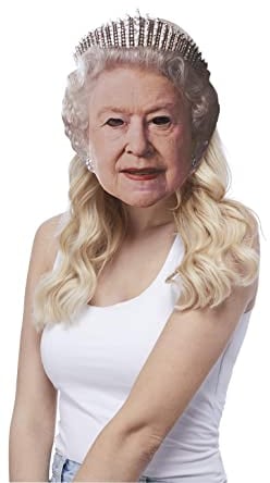 The Queen Printed Card Mask