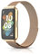 PaceBid Armband Kompatibel mit Huawei Band 7, Metall Gewebte Edelstahl Magnetisch Ersatzband Armband, Klassisches Verstellbarer Uhrenarmband für Honor Band 7 (Roségold)