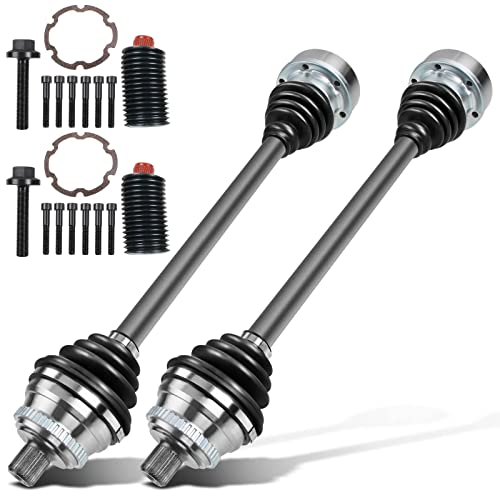 Frankberg 2x Antriebswelle Achswelle Schaltgetriebe Hinterachse Links Rechts Mit ABS-ring Kompatibel mit 80 Avant 8C B4 A4 8D2 B5 A4 Avant 8D5 B5 Replace# 8A0501203J