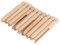 Rayher Pinzas ropa madera de cabeza redonda, 10 ud, 11 cm largo, para manualidades, 64592505