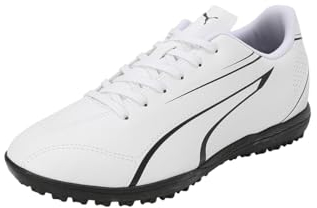 PUMA Men's Vitoria TT Soccer Shoe, White Black, 7 UK