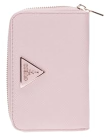 GUESS Laurel SLG Medium Zip Around Wallet Light Rose
