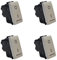 4 Pezzi Interruttore Bipolare 0/1 16A Compatibile Con Bticino Living (4 pezzi interruttore bipolare bianco)
