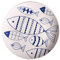 ABOOFAN 8-inch Freehand Ceramic Plate Porcelain Dinnerware Artistic Design Dish for Table