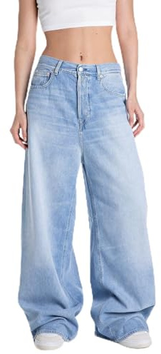 Replay Damen Jeans Margott Cotton, Light Blue 010 (Blau), 32W/32L