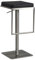 FineBuy Barhocker Schwarz Kunstleder Edelstahl Design Barstuhl Modern, Tresenstuhl Drehbar Gepolstert, Bistrohocker Metall Hoch, Thekenhocker Höhenverstellbar, Hoher Hocker für Bar