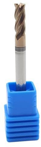 Hartmetallfräser - VHM Fräser Metall mit 4mm Schaft - Hartmetall Frässtifte - Metallfräser Zum Fräsen von Materialien mit einer Härte von bis zu 55 HRC