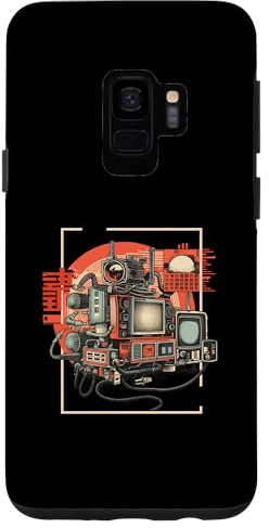 Hülle für Galaxy S9 Retro Tech Stack 80er 90er Jahre Nostalgie Analog TV Kameras