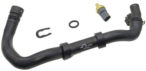 DLUKFOI Motor Kühlmittel Kühlerrohr Passend für Volkswagen Altas Teramont Kühlmittel Wasserschlauch 3QF122051A