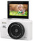 Elprico Digital Camera 4K,64MP UHD 18X Zoom Autofocus Retro Compact Digital Camera with 3 Inch Flip Screen for Travel Photography Vlogging (White)