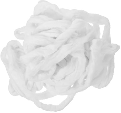 Garneck Filo di cotone professionale per parrucchieri e cosmetici, ideale per trucchi e manicure, 1 confezione da 200 g, per applicazioni precise