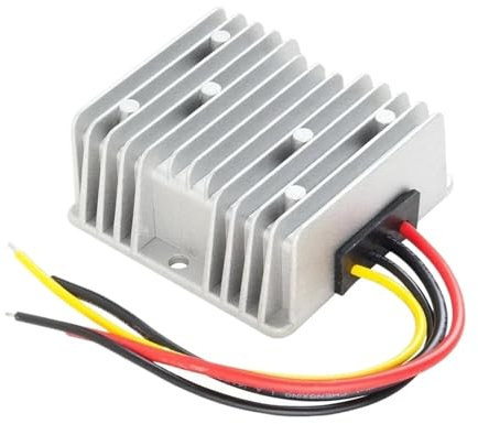 JRBJWYVV 12V Lithium Battery Chargers BUCK BOOST DC DC Charger 10-36V to 14.5V 12.6V 13.8V 16.8V 5A 8A 10A for car Dual-battery System(9V-36V to 12.6V 10A)