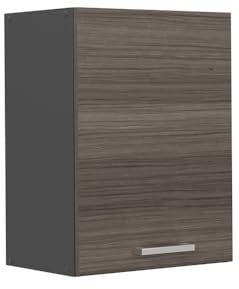 Vicco Hängeschrank R-Line, hängender Küchenschrank, Edelgrau, 45 cm