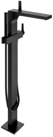 Keuco Wannen-Einhebelmischer Edition 11 bodensteh., Ausl. 291mm, schwarz matt