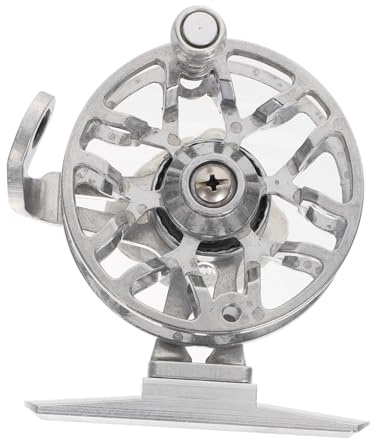 PENIKOKO Angelrolle aus Metall, Silber, Dünnes Design, 1 Stück