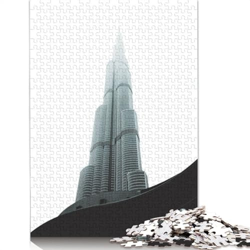 1000-teiliges Puzzle „Burj Khalifa“ für Erwachsene und Jugendliche, aus Karton, 38 x 26 cm / 1000 Teile