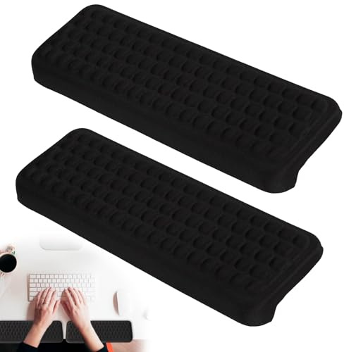 2 Stück Armauflage Schreibtisch,L-Förmige Ellenbogenauflage und Handgelenkauflage,Memory Foam Schreibtisch Edgerest,Rutschschutz Ergonomische Unterarmauflage für Büro,Gaming Home Office Tischkante