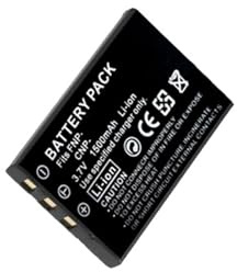 Batteria E Caricabatterie NP-60 NP60, Compatibile Con Fujifilm, NP-60 Kodak KLIC-5000, Compatibile Con Samsung, SLB-1137, Compatibile Con Olympus, LI-20B FinePix(1battery)