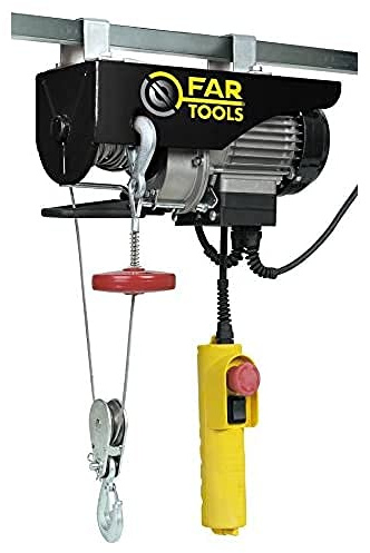 Fartools EP1050 Palan électrique 1050 W Charges maxi 600 kg Hauteur de passage maxi 12 mm Noir