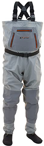 FROGG TOGGS Bright Fishing Waders Breathable trampolieri da Pesca, Grigio Ardesia, XL Uomo